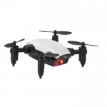 Drone avec caméra pour entreprises couleur blanc troisième vue