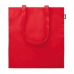 Sac cabas recyclable couleur rouge