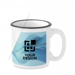 Mug sublimation avec impression en couleurs avec zone d'impression
