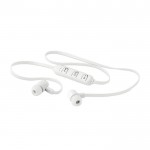 Écouteurs sans fil avec étui couleur blanc