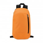 Sacs à dos personnalisés avec zip couleur orange