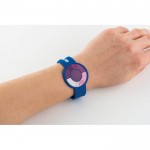 Bracelet détecteur rayons UV couleur bleu roi troisième vue