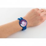 Bracelet détecteur rayons UV couleur bleu roi quatrième vue