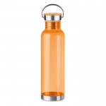 Jolie bouteille en tritan personnalisable couleur orange