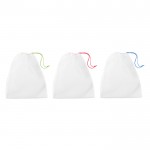 Set de 3 sacs réutilisables en RPET couleur blanc troisième vue