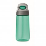 Bouteille en tritan sans BPA avec paille couleur vert quatrième vue