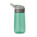 Bouteille en tritan sans BPA avec paille couleur vert cinquième vue
