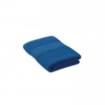 Petite serviette personnalisée en coton couleur bleu roi