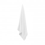 Grande serviette personnalisable en coton couleur blanc quatrième vue