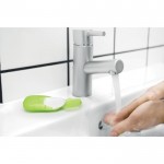 Feuille de savon à emporter de partout couleur vert lavabo