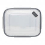 Boîte à lunch XL durable fabriquée en Europe couleur transparent troisième vue