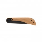 Couteau de luxe avec lame en acier inoxydable couleur bois quatrième vue