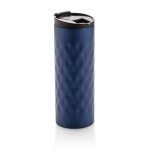 Mug à double paroi de forme géométrique couleur bleu foncé