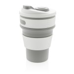 Mug takeaway pliable pour voyage couleur gris