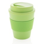 Mug à emporter avec couvercle vissé couleur vert clair
