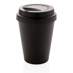 Mug avec couvercle personnalisable couleur noir