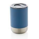 Bouteille thermos en acier recyclé couleur bleu cinquième vue