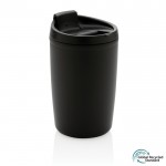 Mug fabriqué à partir de plastique recyclé couleur noir