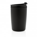 Mug fabriqué à partir de plastique recyclé couleur noir troisième vue