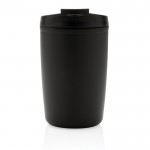 Mug fabriqué à partir de plastique recyclé couleur noir quatrième vue