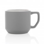 Mug promotionnel en céramique couleur gris deuxième vue