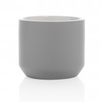 Mug promotionnel en céramique couleur gris troisième vue