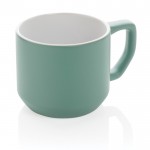Mug promotionnel en céramique couleur vert première vue