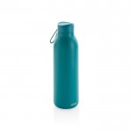 Bouteille thermos sans BPA avec poignée couleur turquoise