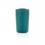 Tasses thermiques personnalisées durables couleur turquoise troisième vue