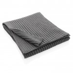 Écharpe fabriquée en matériau durable couleur gris quatrième vue
