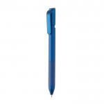 Stylo avec verrou anti-bavures et encre bleue Dokumental® couleur bleu