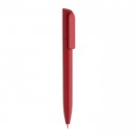 Mini-stylo écologique à torsion et encre bleue Dokumental® couleur rouge