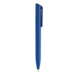 Mini-stylo écologique à torsion et encre bleue Dokumental® couleur bleu roi troisième vue
