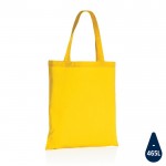Sac tote bag en coton recyclé de 145g/m² couleur jaune