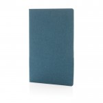 Carnet à couverture souple certifiée FSC couleur bleu