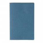 Carnet à couverture souple certifiée FSC couleur bleu deuxième vue