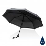 Mini parapluie avec détails réfléchissants couleur noir première vue