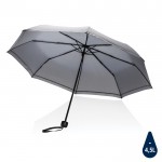 Mini parapluie avec détails réfléchissants couleur gris première vue