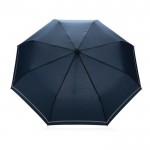 Mini parapluie avec détails réfléchissants couleur bleu marine deuxième vue
