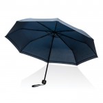 Mini parapluie avec détails réfléchissants couleur bleu marine quatrième vue
