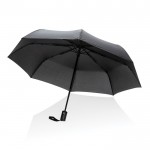 Parapluie à ouverture et fermeture à bouton couleur noir septième vue