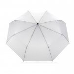 Parapluie à ouverture et fermeture à bouton couleur blanc deuxième vue