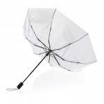 Parapluie à ouverture et fermeture à bouton couleur blanc troisième vue