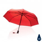Parapluie à ouverture et fermeture à bouton couleur rouge