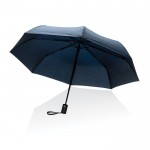 Parapluie à ouverture et fermeture à bouton couleur bleu marine septième vue