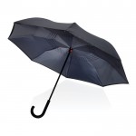 Parapluie réversible à ouverture manuelle couleur gris foncé sixième vue