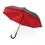 Parapluie réversible à ouverture manuelle couleur rouge sixième vue