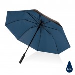 Grand parapluie au design bicolore couleur bleu marine