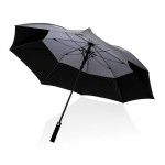 Parapluie anti-tempête bicolore couleur gris foncé cinquième vue