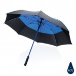 Parapluie anti-tempête bicolore couleur bleu